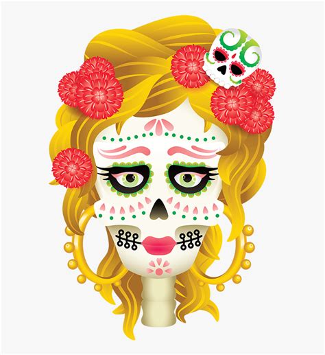 Day Of The Dead Catrinas Png Free Transparent Clipart Clipartkey
