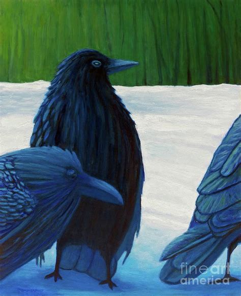 Brian Commerford Oil The Known And The Unknown Crows Ravens Art