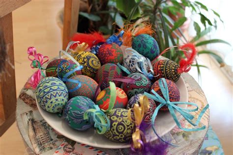 Preparation For Orthodox Easter Handmade Eggs By Vesela Petrova