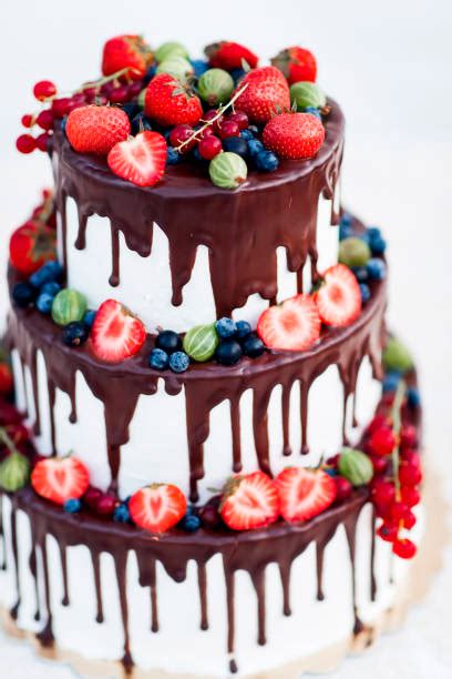 Chocolate Fruit Wedding Cake Chefnessbakery