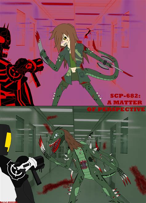 Scp 682 A Matter Of Perspective By 0332288 On Deviantart