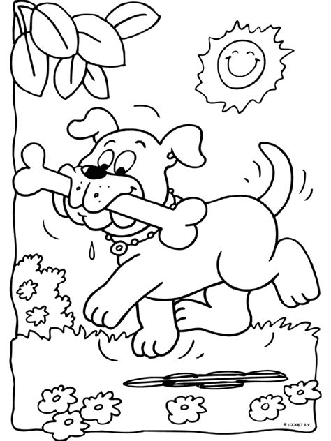 Puppy Kleurplaat Hond En Kat Kleurplaat hond 80 gratis simpele en