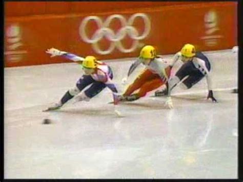 Ted donato and tim sweeney led u.s. 1992 Olympics - Short Track Ladies 500 final - Albertville ...