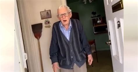 Try Not To Get Misty When You See The Sweet Way This Grandpa Greets His