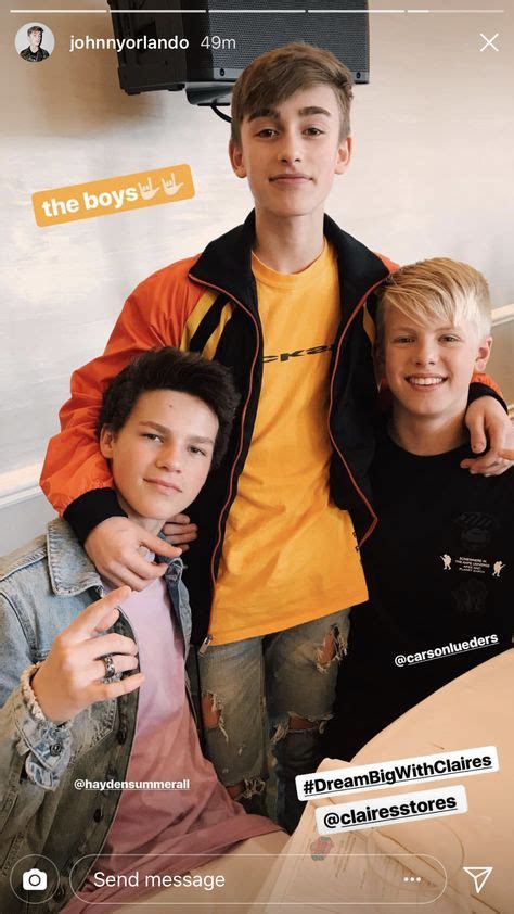 Pin By Heavelyorlando On Johnny Orlando In 2019 Carson Lueders