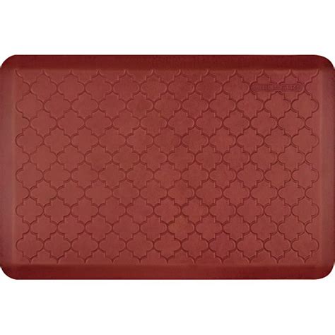 Shop for bazaar red kitchen mat. Wellness Mats Estates Trellis Red with Tan Wash 36 in. x ...
