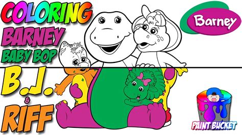 Barney The Dinosaur Barney Coloring Pages