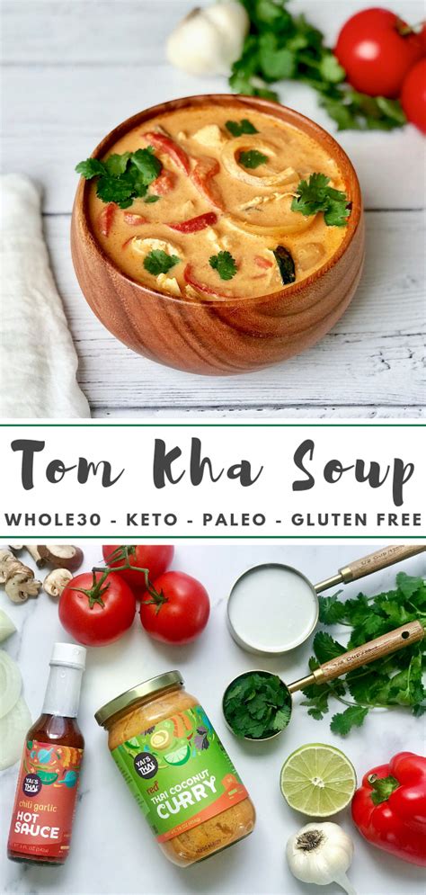 The galangal, ginger, and lemon grass chunks are not meant to be eaten, so they can be thrown out or put back in the pot. Tom Kha Soup in 2020 | Tom kha soup, Food recipes, Food