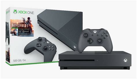 Refurbished Xbox One S Console 500gb Storm Grey Battlefield 1