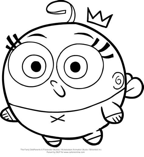 Poof from The Fairly Oddparents coloring page