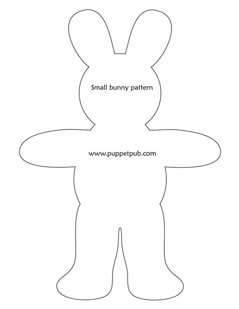 printable bunny rabbit template pin  muse printables