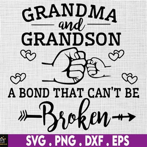 Grandma A Bond That Cant Be Broken Etsy