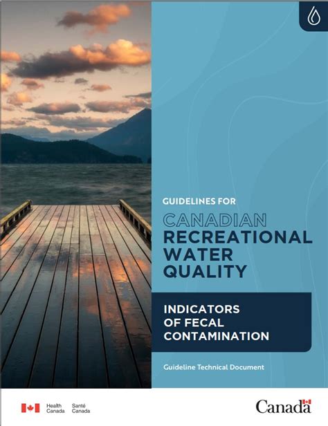 Canadian Recreational Water Quality Guidelines Indicators Of Fecal Contamination Overview