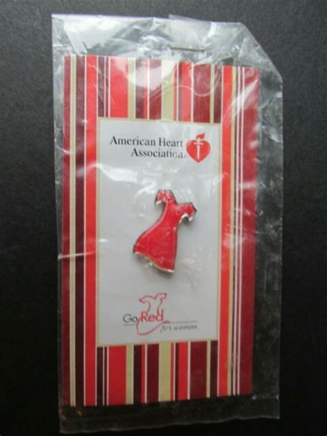 American Heart Association Red Dress Pin Go Red For Women Macys Ebay
