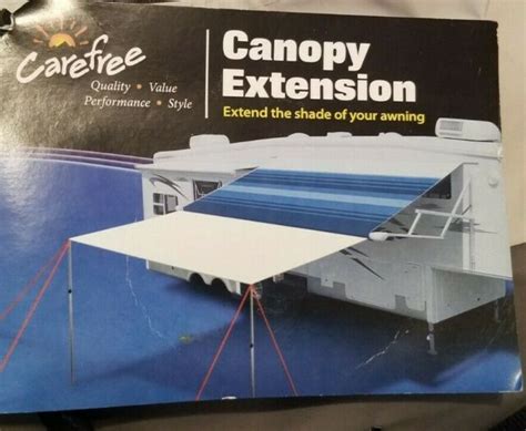 Carefree Of Colorado 242000 Canopy Rv Awning Extension 8 X 20 Wide Ebay
