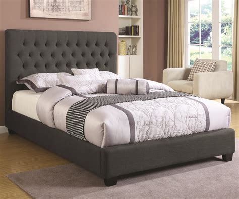 We will provide wall fittings with the headboard. Coaster Upholstered Beds 300529KW California King Chloe ...