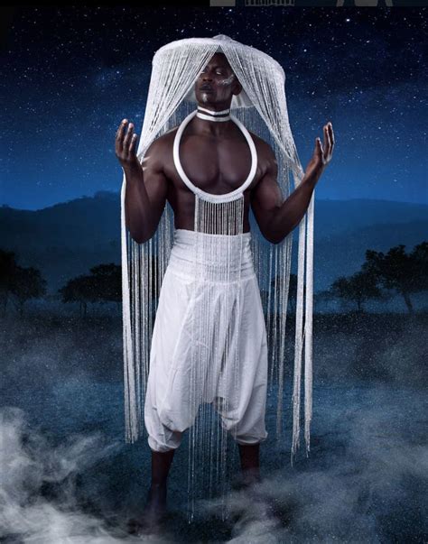 Obatala African Deity Inspired Costume Design African Digital Art
