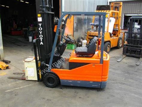 toyota fbe counterbalance forklift  listed
