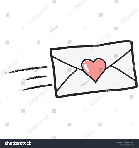 Love Letter Of Lovers Mail Love Letter Royalty Free Stock Vector