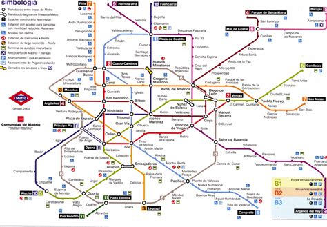 Madrid Plan Metro Voyager En Solo