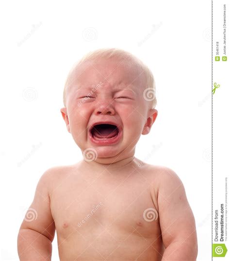 Crying Baby Boy Stock Photo Image Of Person Face Hurt