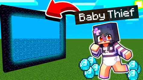 How To Make A Portal To The Aphmau Baby Thiefs Dimension In Minecraft