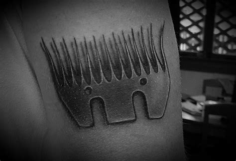 Shearing Comb Bandg Tattoo Tattoos