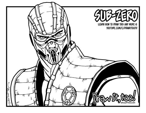 Sub-Zero (Mortal Kombat X) - Draw it, Too!