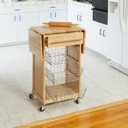 It's a smart and efficient way to increase workspace. Expandable Wooden Kitchen Island - Overstock™ Shopping ...