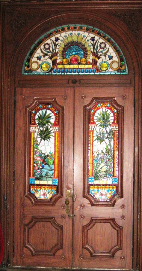 Stained Glass Exterior Doors Let The Light Shine In Glass Door Ideas