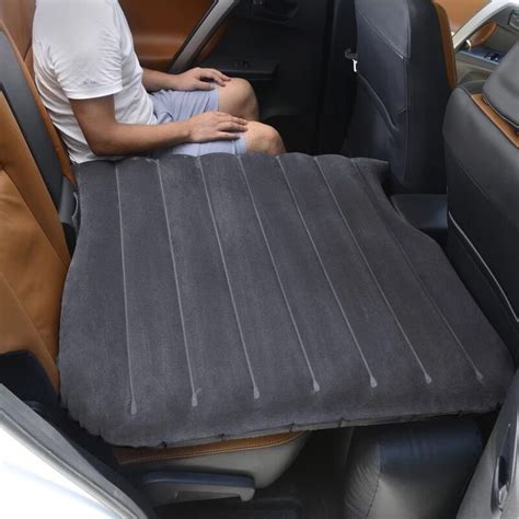 Inflatable Mattress Car Travel Camping Cars Back Seat Sleeping Rest Mattress With Car Air Bed