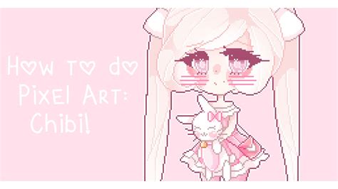 Chibi Anime Girl Pixel Art