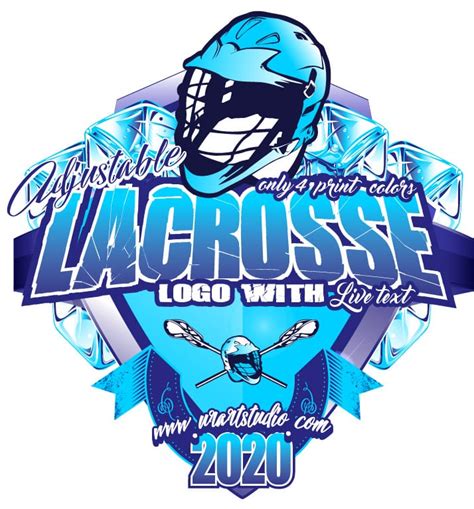 Lacrosse Adjustable Vector Logo Design With Live Font 303 Urartstudio