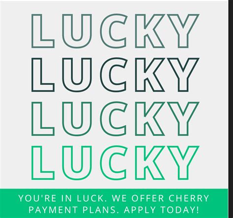 Youre In Luck We Offer Cherry Payment Plans Apply Today Palm Springs