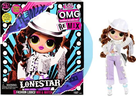 Buy Lol Surprise Omg Remix Lonestar Fashion Doll Plays Music With
