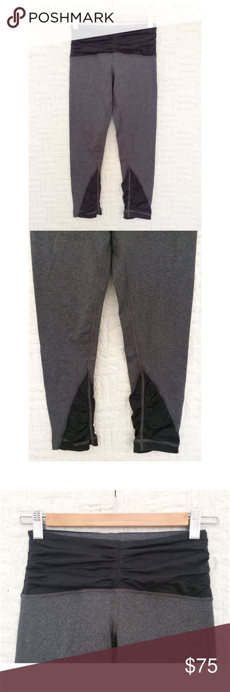 Lululemon Ruched Leggings Lululemon Dance Gym Yoga Workout Crop