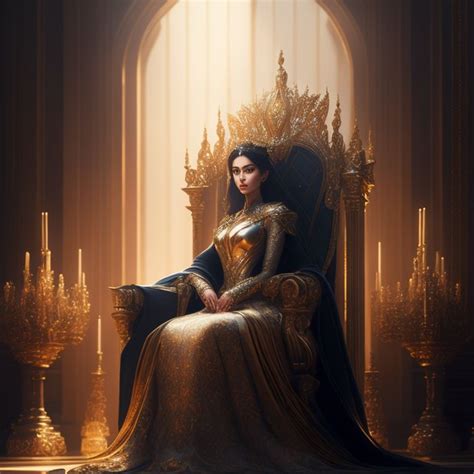 Queen On Throne