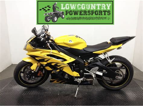 2008 yamaha r6 yellow and black flames for sale on 2040motos. 2008 Yamaha R6 Yellow Motorcycles for sale