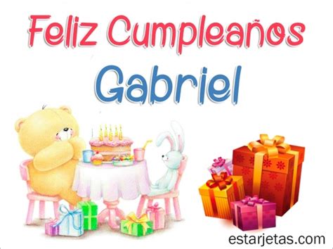 Imágenes De Feliz Cumpleaños Gabriel