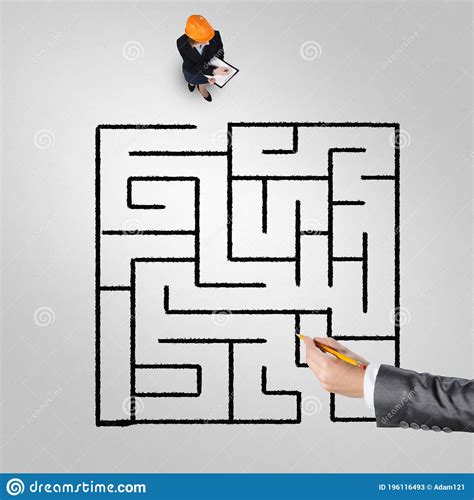 Finding Right Problem Solution Stock Image Image Of Journey Exit