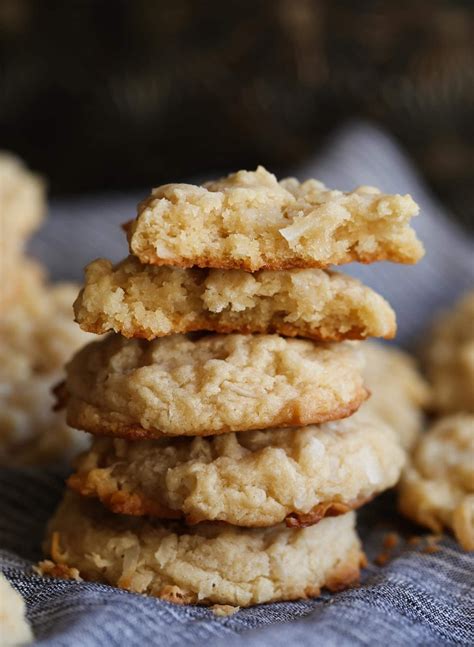 Coconut Cream Cheese Cookies Easy Coconut Cookie Recipe Coconut