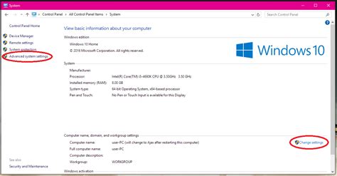 Change Pc Name In Windows 10