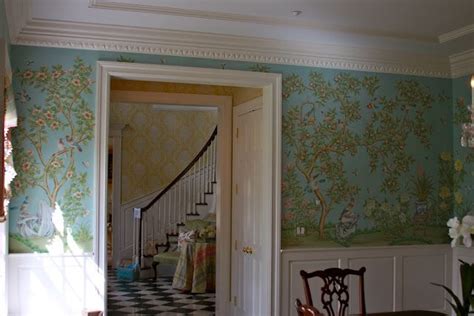 Reusing Gracie Wallpaper The Well Appointed House Design Fashion And