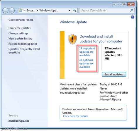 How To Update Windows 7 Automatically With Windows Update