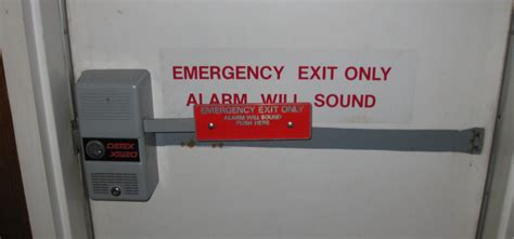 Door Exit Alarm And Inexpensive Emergency Exit Doors 8x7 Door Handle Nfpa