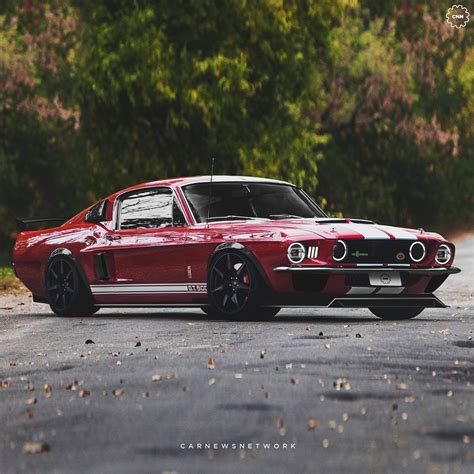 The early 1968 gt500 used the shelby installed 428 police interceptor with a single four barrel carburetor rated at 360 hp. Modernized 1967 Ford Mustang Shelby GT500 Looks Like a ...