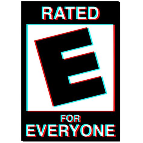 Rated E For Everyone Art Print By Indicap For Everyone Print Rate