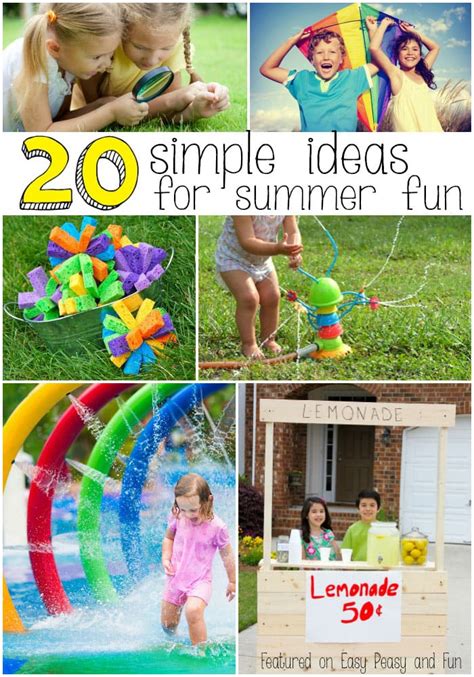 20 Super Fun Summer Activities For Kids Easy Peasy And Fun
