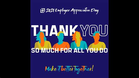 Happy Employee Appreciation Day 2021 Youtube