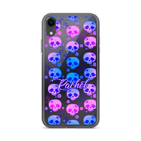Personalized Gradient Floral Skull Iphone Case Iamgonegirl Designs